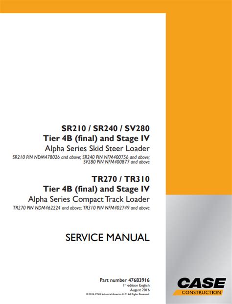 310 case skid steer|case tr310 owners manual.